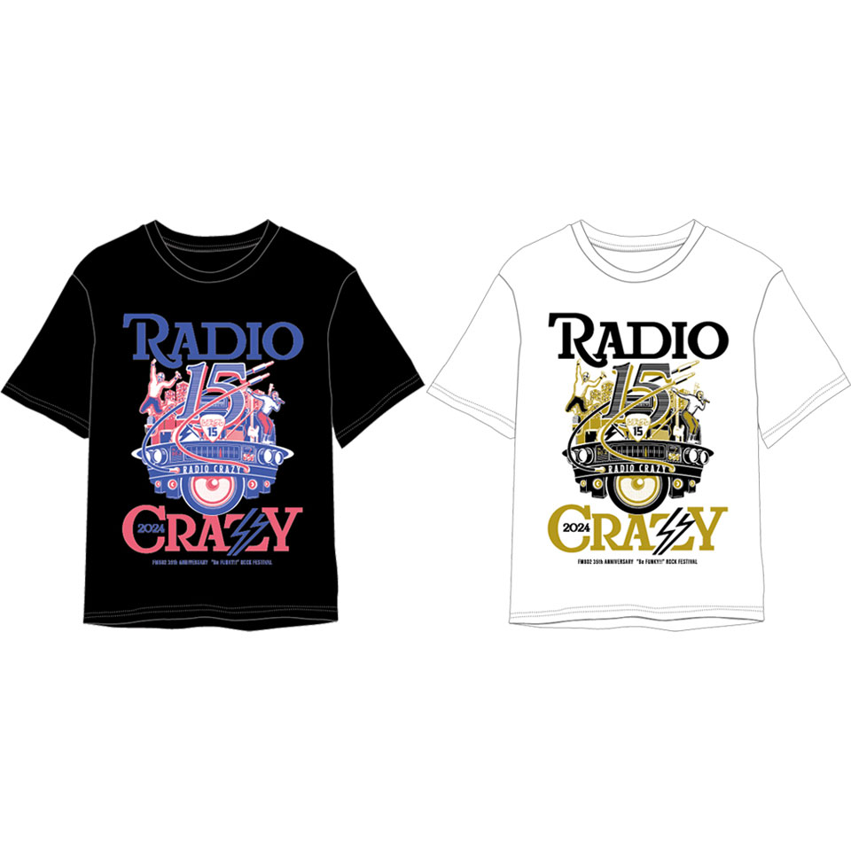 ［★予約販売］RADIO CRAZY 2024／オフィシャルTシャツ