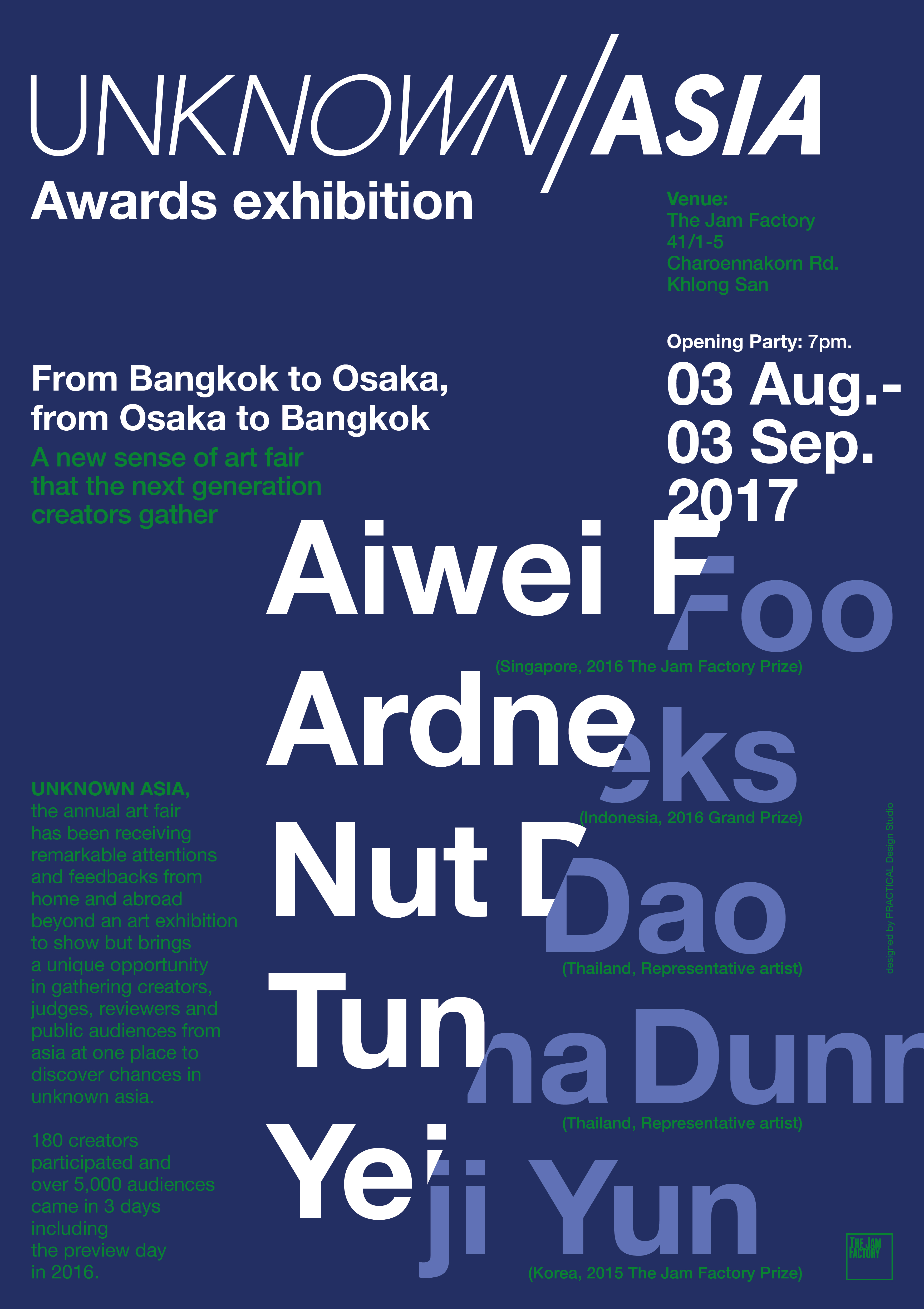 UNKNOWN ASIA Awards Exhibition in バンコク/