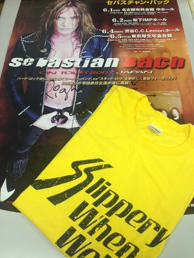 PRESENT☆BON JOVI&Sebastian Bachグッズ