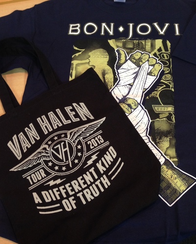 VAN HALEN＆BON JOVIグッズプレゼント