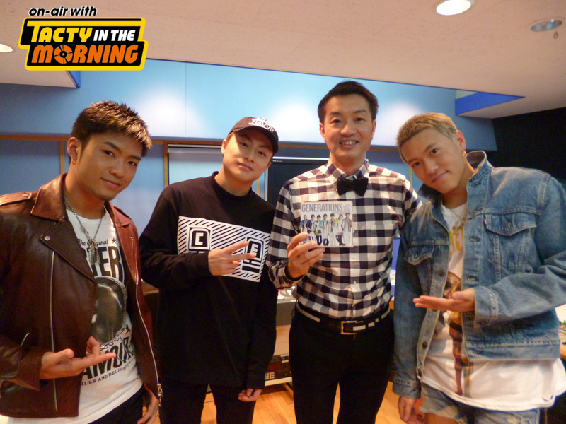 【GENERATIONS from EXILE TRIBEが生登場♪】
