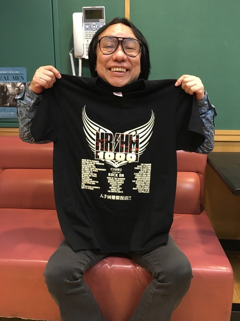 今夜のPRESENT☆「HR/HM1000キャンペーン」とのコラボTシャツ